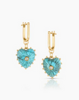 Thatch Isabel Howlite Earring by itself