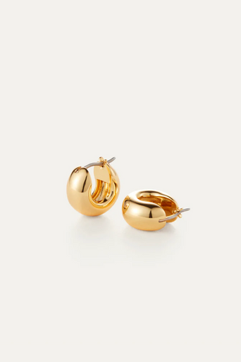 Jenny Bird Mini Tome Hoop Earrings by itself