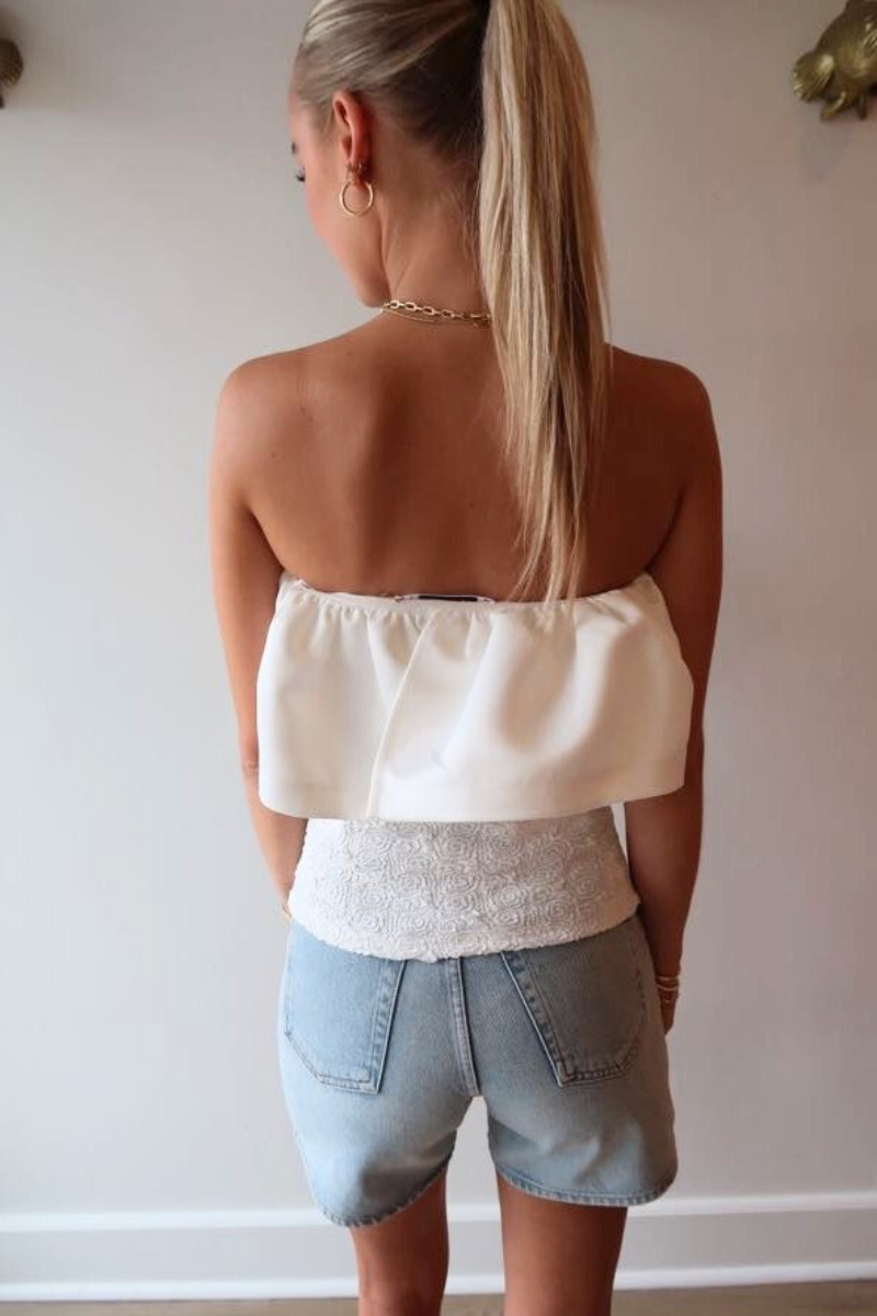 Elliatt Dandelione Ruffle Top back