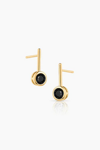 Thatch Noemi Black Earrings by itself