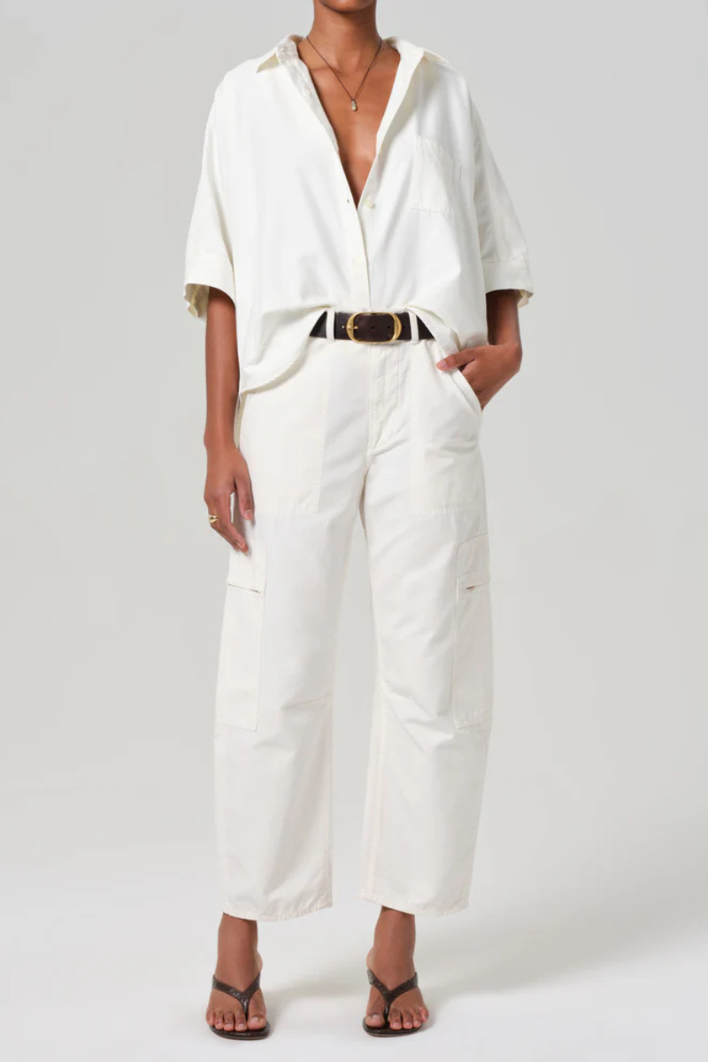 Citizens of Humanity Marcelle Low Slung Cargo in Pashmina full body front