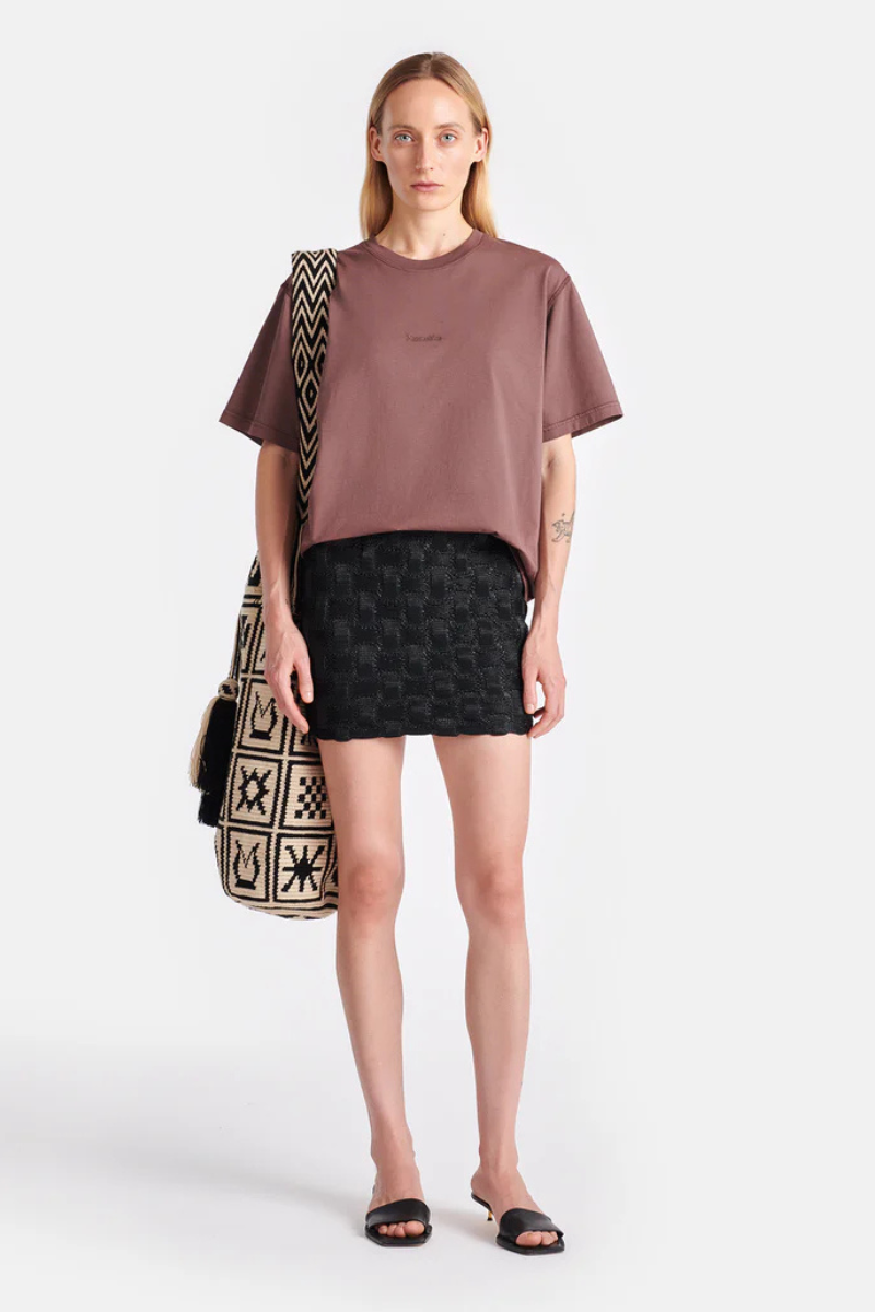 Nanushka Sarra Mini Skirt full body front