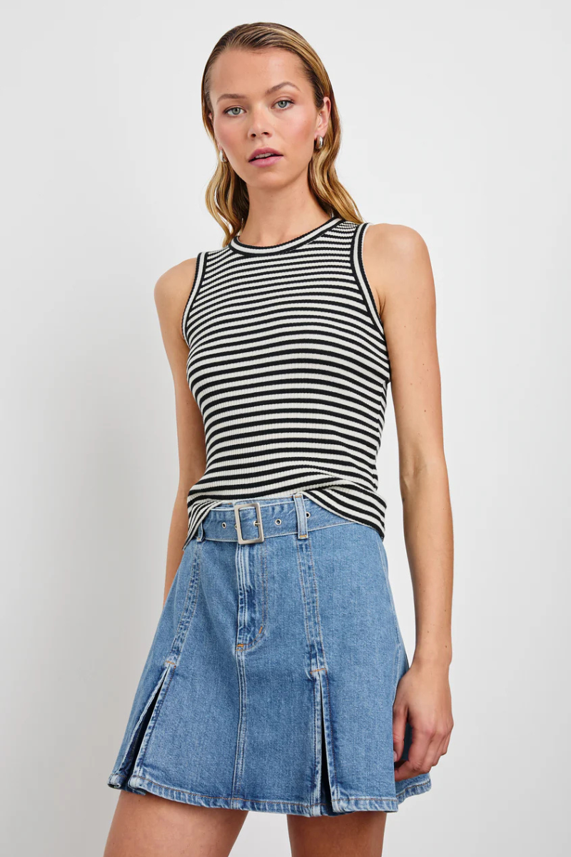 Rails Stripe Racer Tank front