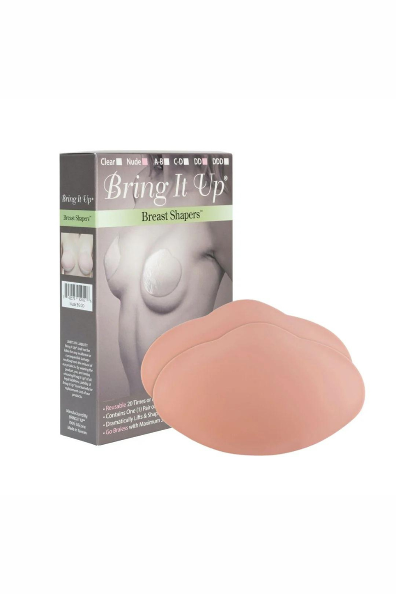 Bring It Up Clear Breast Shaper C/D with box