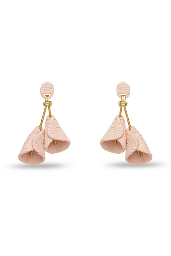 Lele Sadoughi Raffia Calla Lily Earring by itself