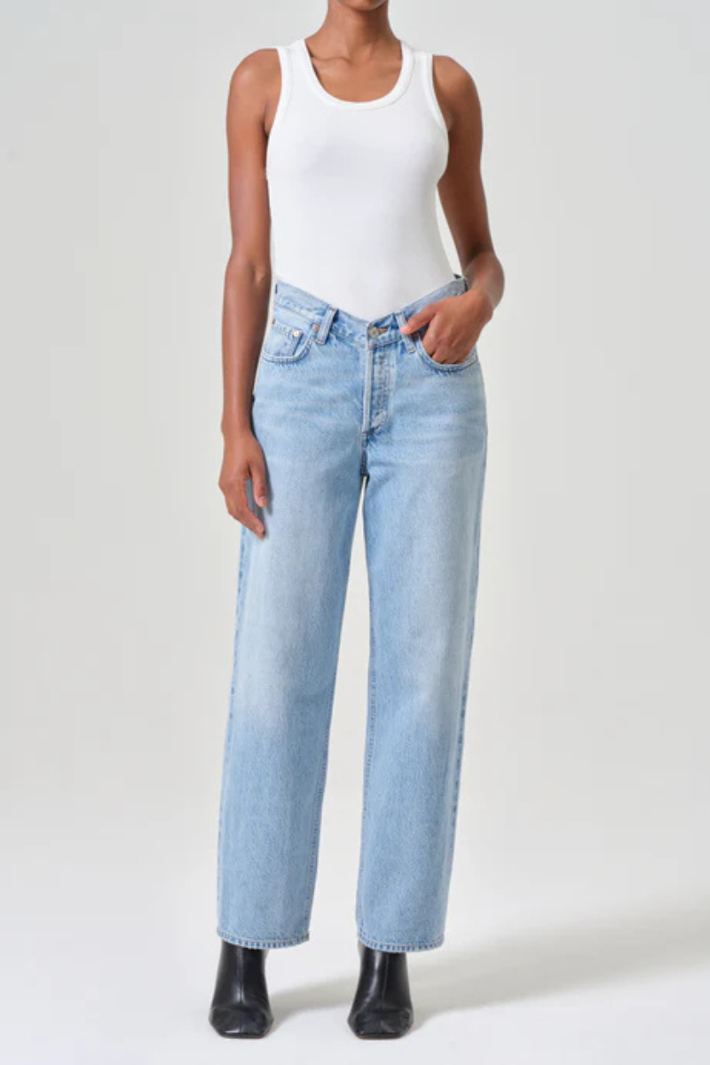 Agolde V Waist Baggy Jean front