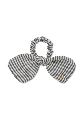 Lele Sadoughi Penny Seersucker Bow Scrunchie front