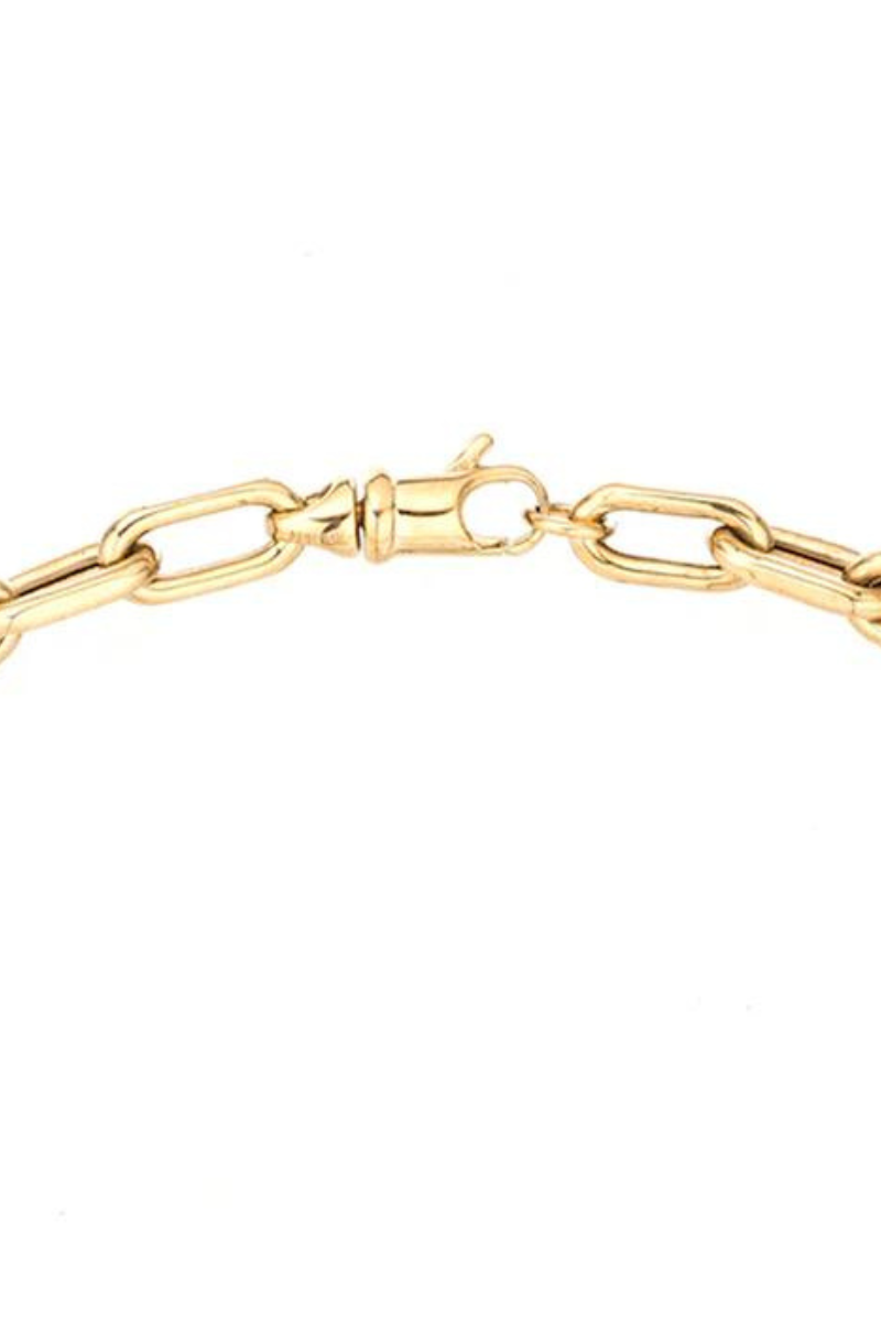 Adina Reyter 5.33 16" Italian Link Necklace clasp detail