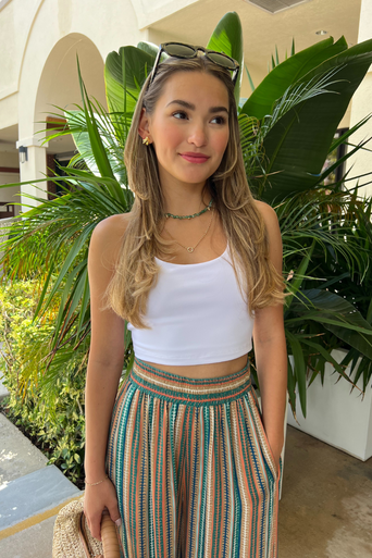 Omika Paige Pant close up waist