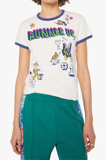 Mother the Lil Goodie Ringer Tee front