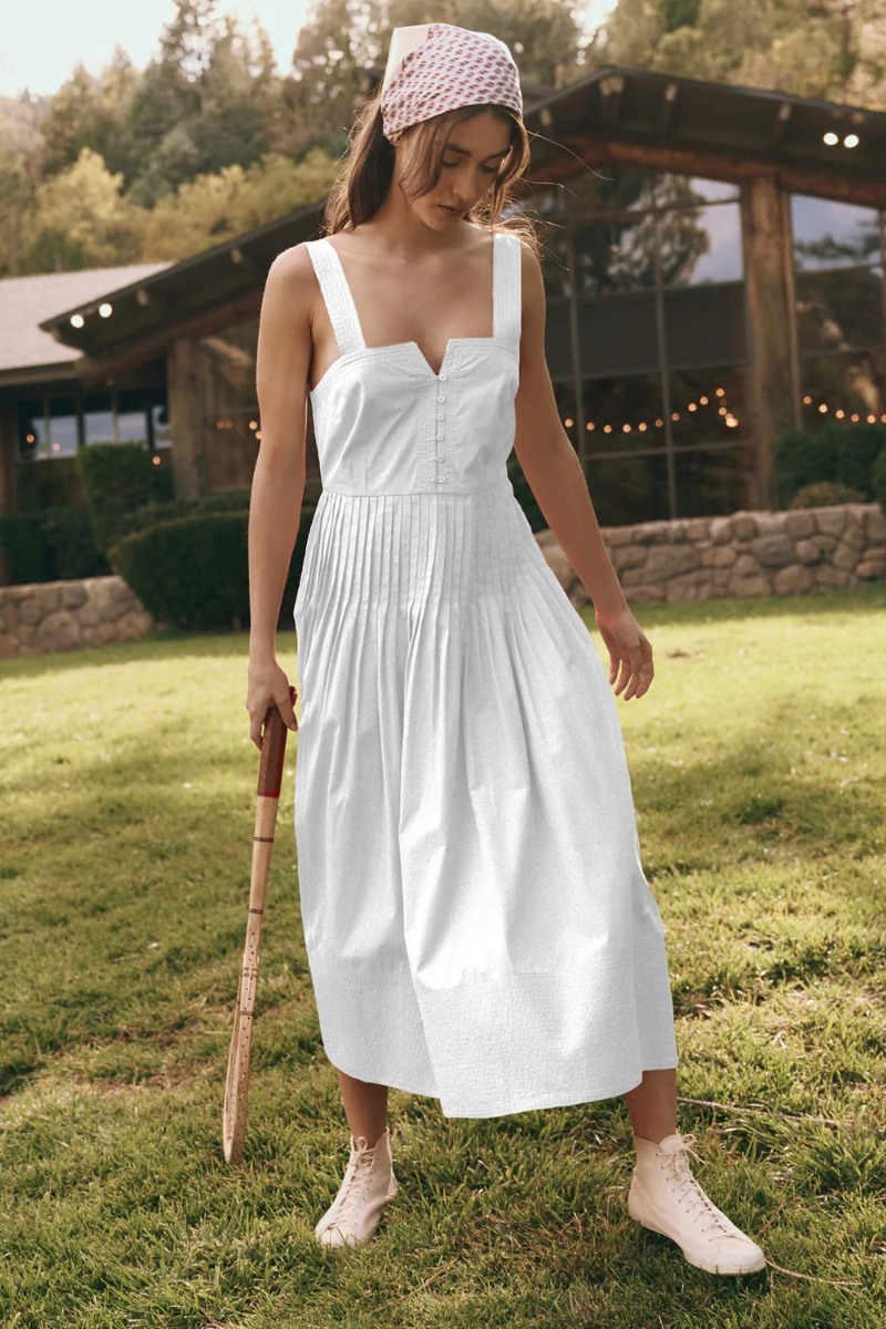 The Great the Day Break Dress White front