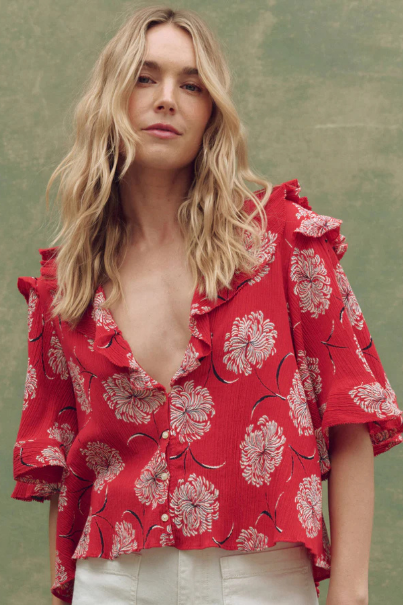 The Great the Bowery Top True Red close up