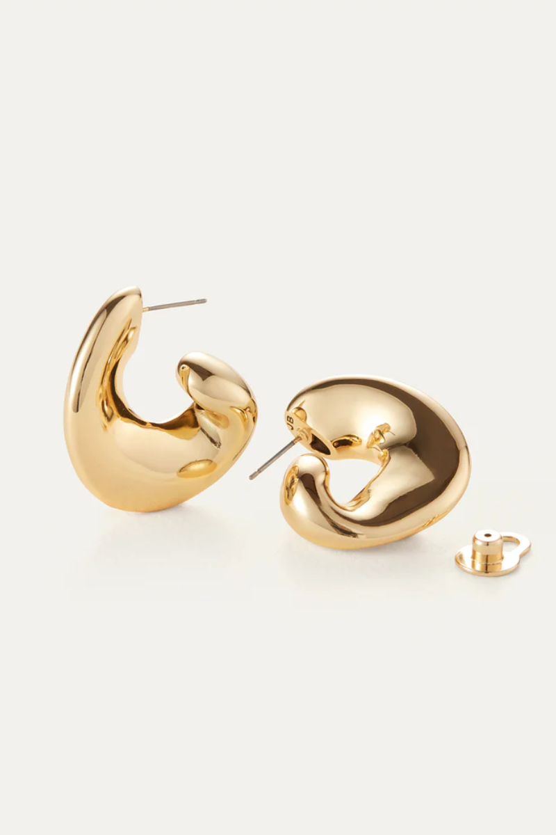 Jenny Bird Gigi Hoops side by side