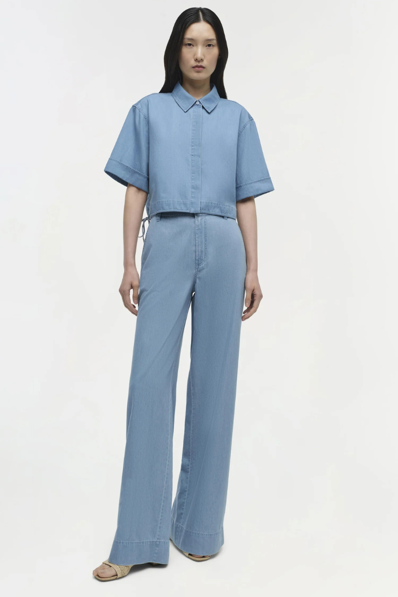 Simkhai Coralena Wide Leg Pant front