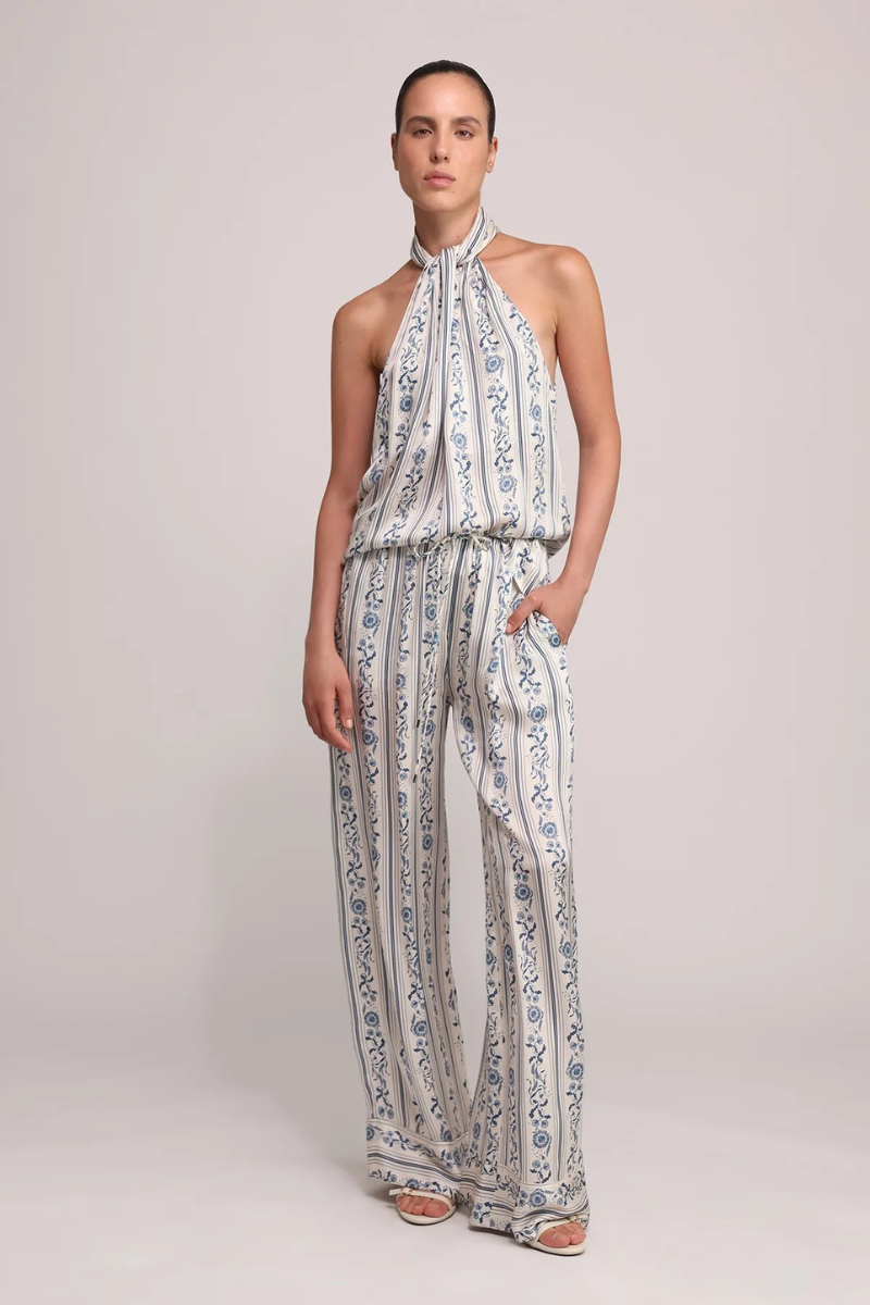 Sabina Musayev Courtney High Neck Top full body front