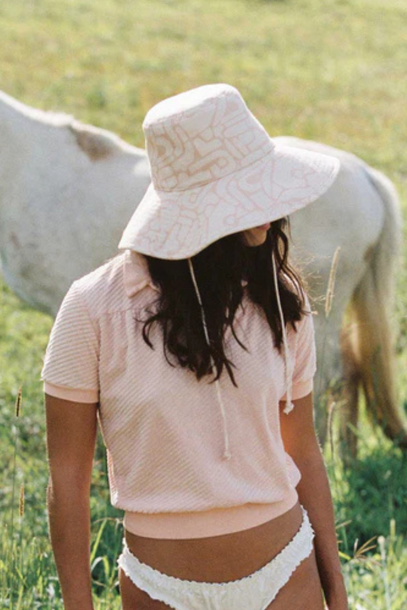Lack of Color Holiday Bucket Hat Athens on model