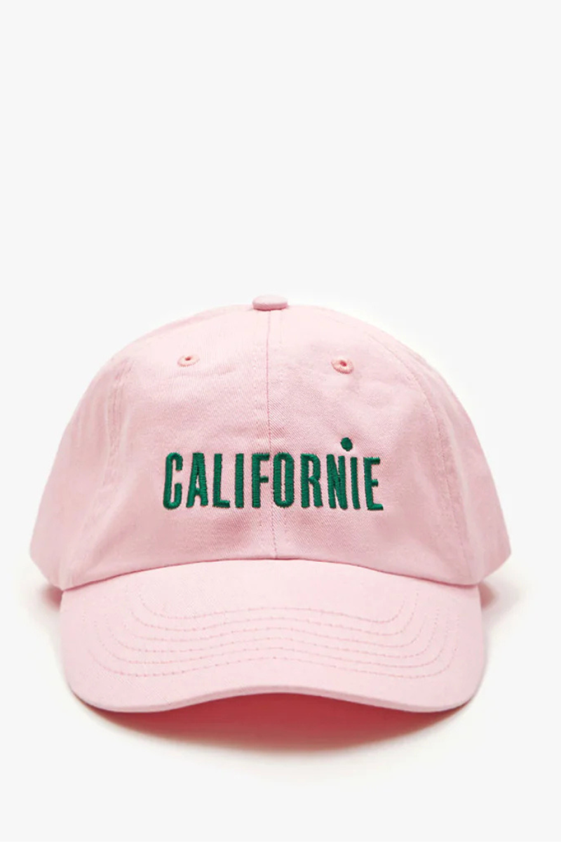 Clare V Baseball Hat Petit Ciao Light Pink front
