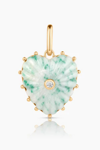 Thatch Malene Green Dot Clip Charm by itself