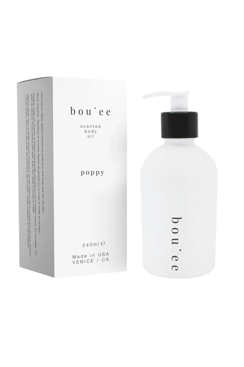 Riddle Poppy 8oz Body Oil with box