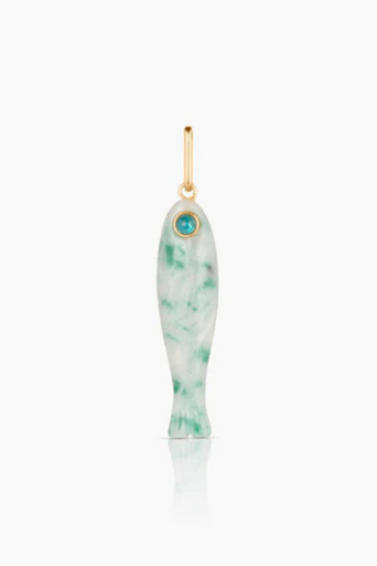 Thatch Fortuna Green Dot Charm by itself