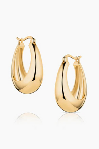 Thatch Lumi Hoop Earring Gold by itself