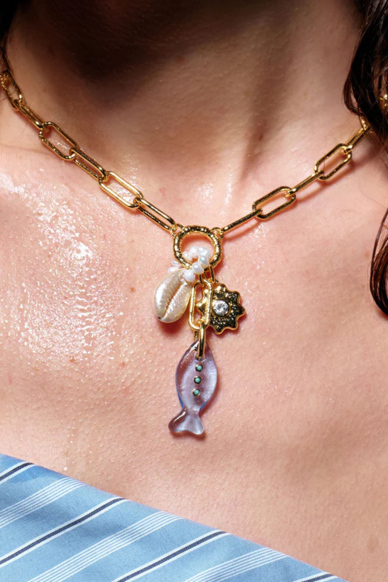 Mignonne Gavigan Alexi Charm Necklace on model