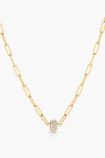 Thatch Astra Pave Necklace by itself