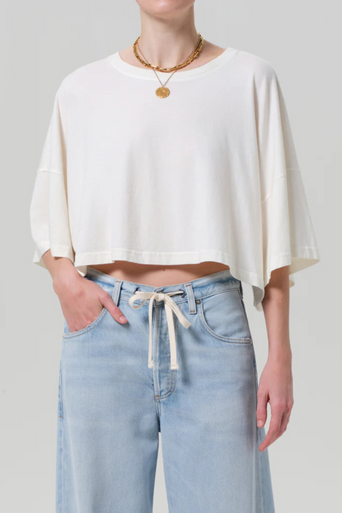 Citizens of Humanity Crop Cape Tee front