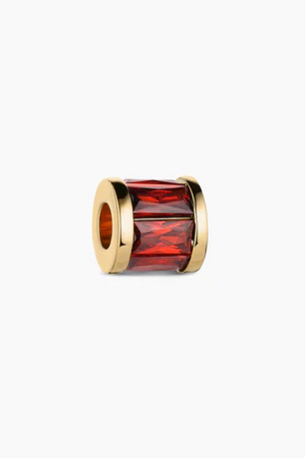 Thatch Delphin Red Bead Charm by itself