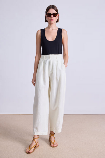 Apiece Apart Bari Crop Trouser front view