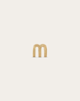 Groovy Initial Mini Bead - Letter M by itself