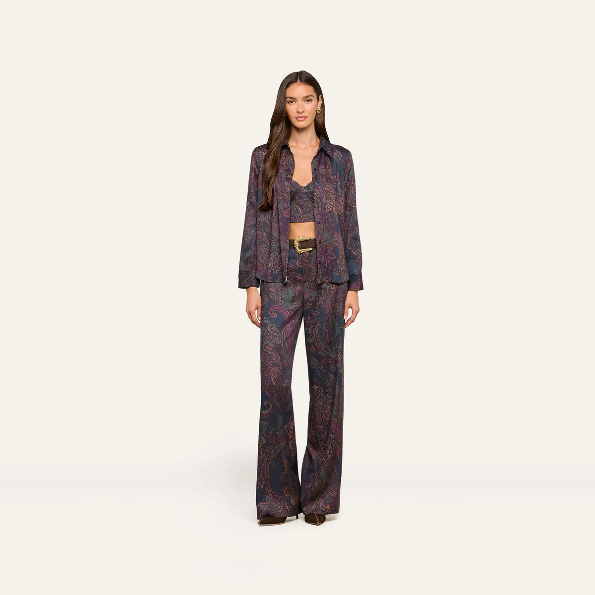 Livvy Trouser full body front view on model