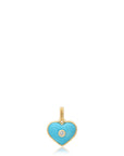 Mini Love Pendant in Turquoise by itself