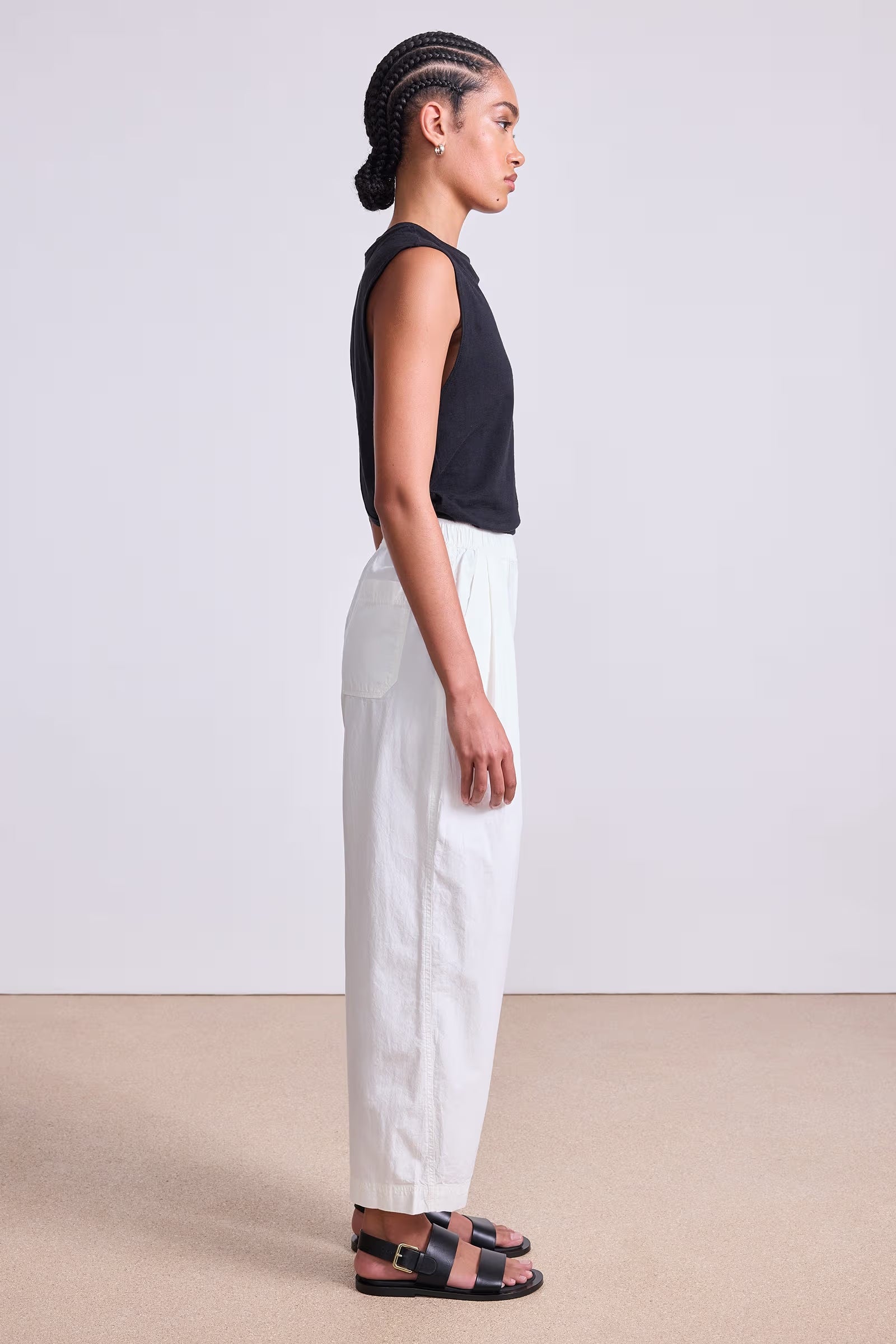 Spa Pleat Pant side