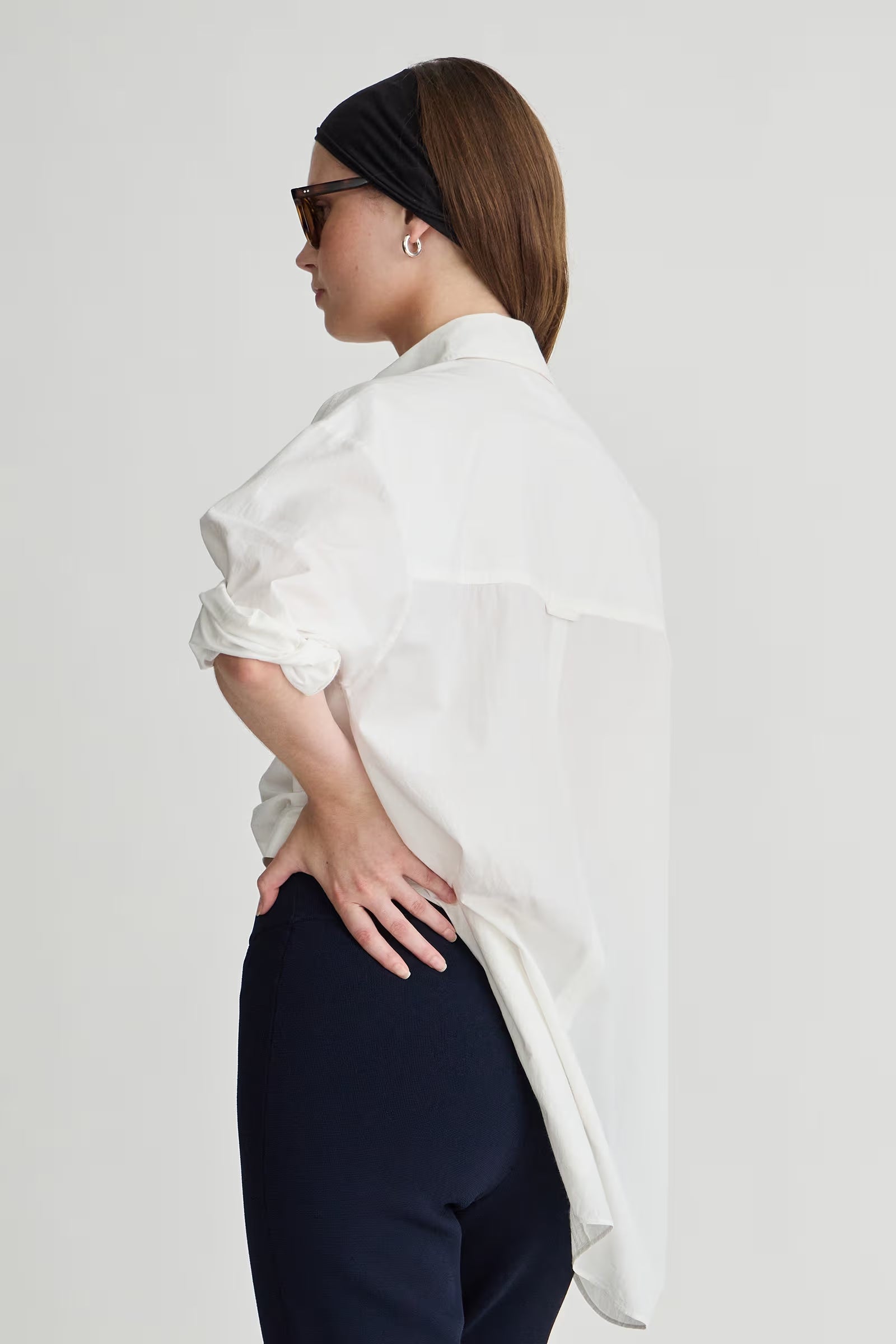 Isolde Button Down side/back view