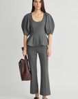 Ponte Rene Pull On Pant front view on model