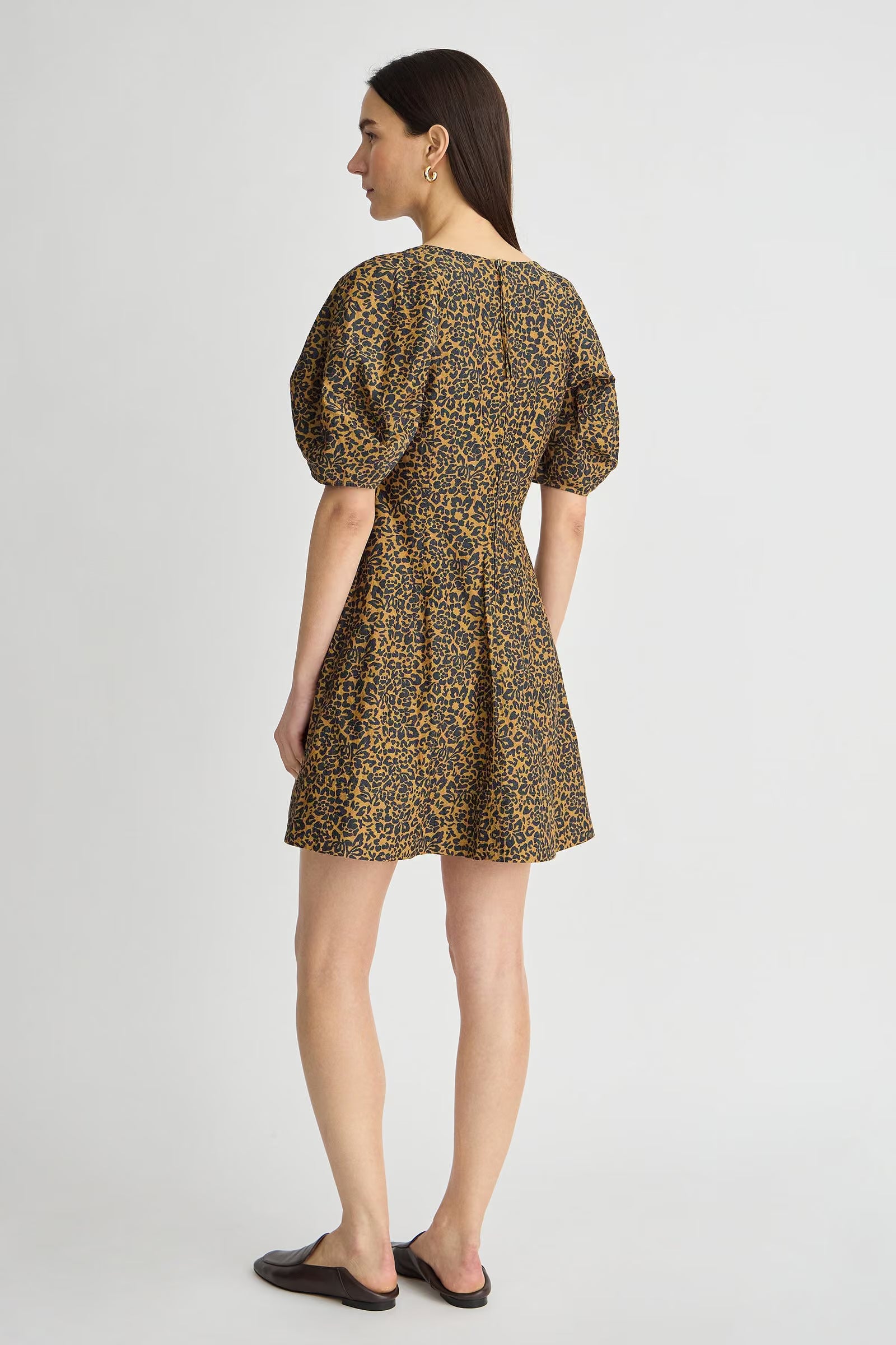 Anni Scoop Mini Dress back