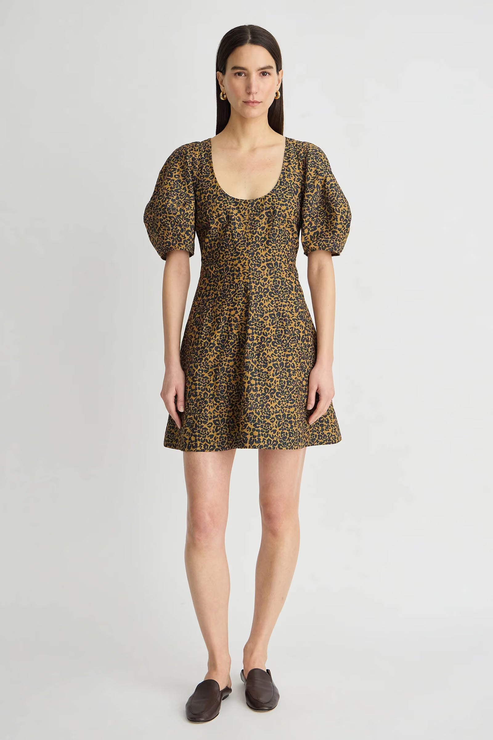 Anni Scoop Mini Dress front