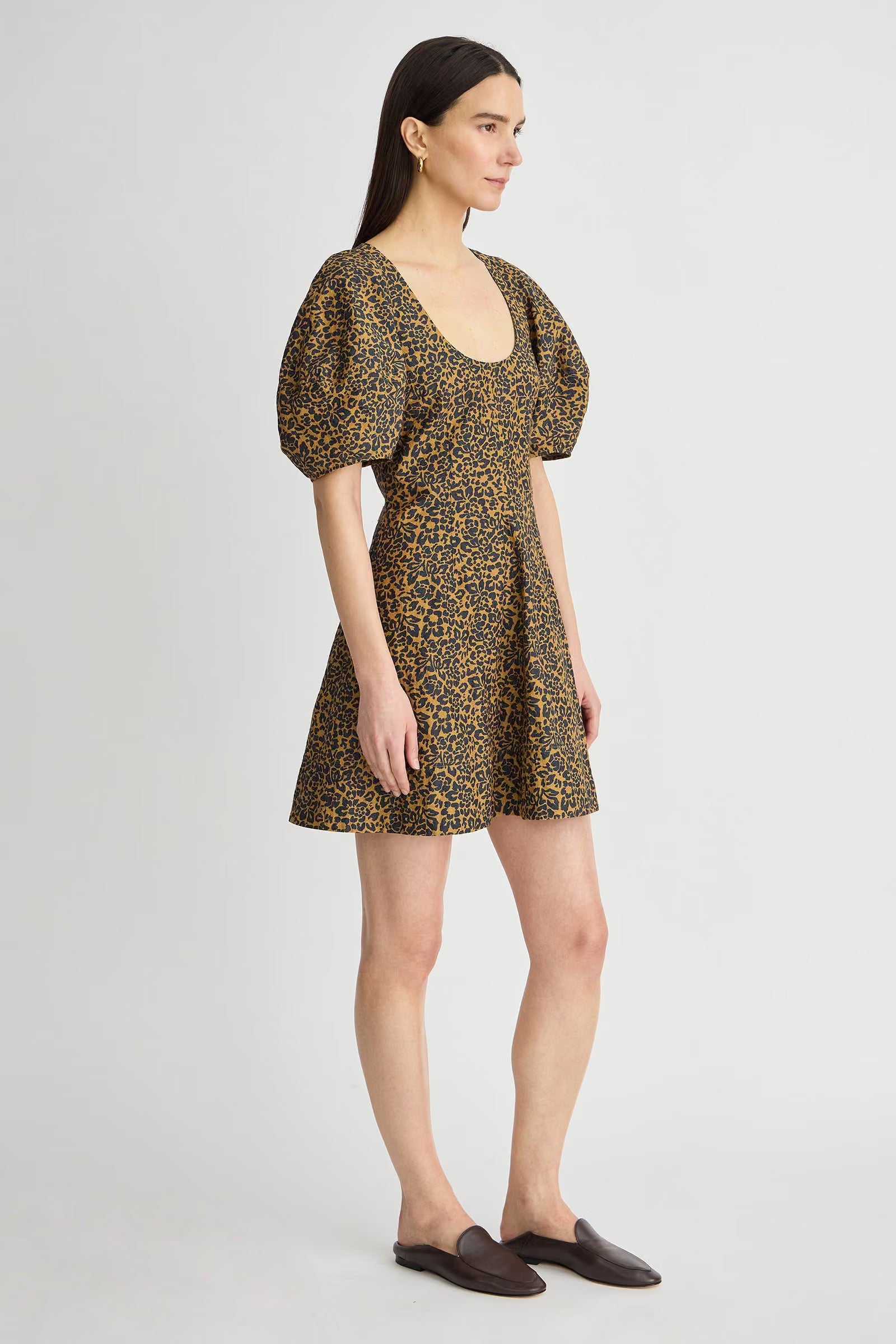 Anni Scoop Mini Dress side view
