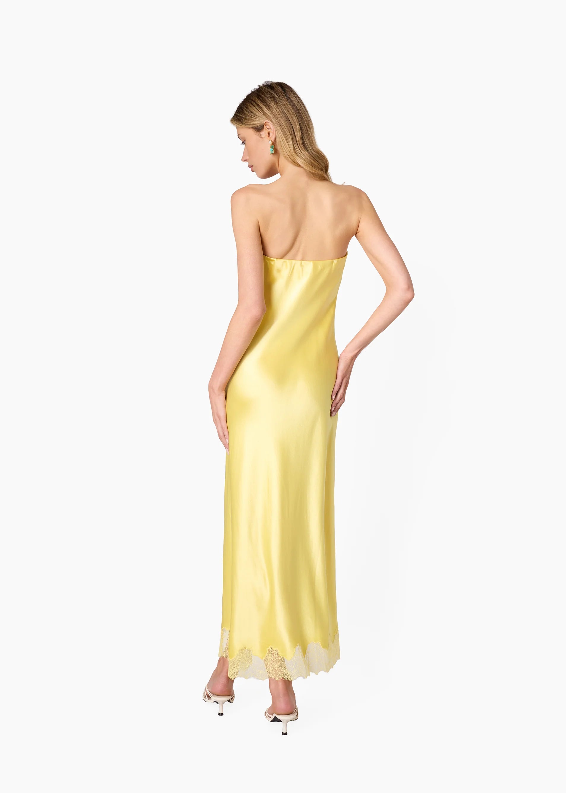 Alexandria Strapless Dress back
