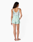 Ravi Linen Short Climbing Hydrangea full body back