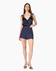 Jolie Crepe Short Navy full body front