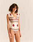 Liset One Piece Multi Chacana Brown front