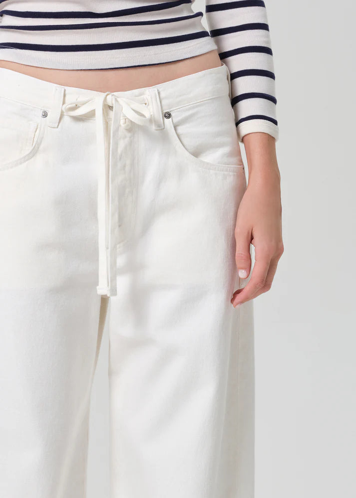 Brynn Drawstring Trousers very close up of front