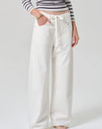 Brynn Drawstring Trousers close up front view