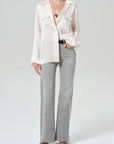 Kimberly 70's Flare Jean in Quartz Grey