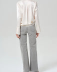 Kimberly 70's Flare Jean in Quartz Grey