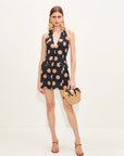 Kirra Linen Mini Dress full body front