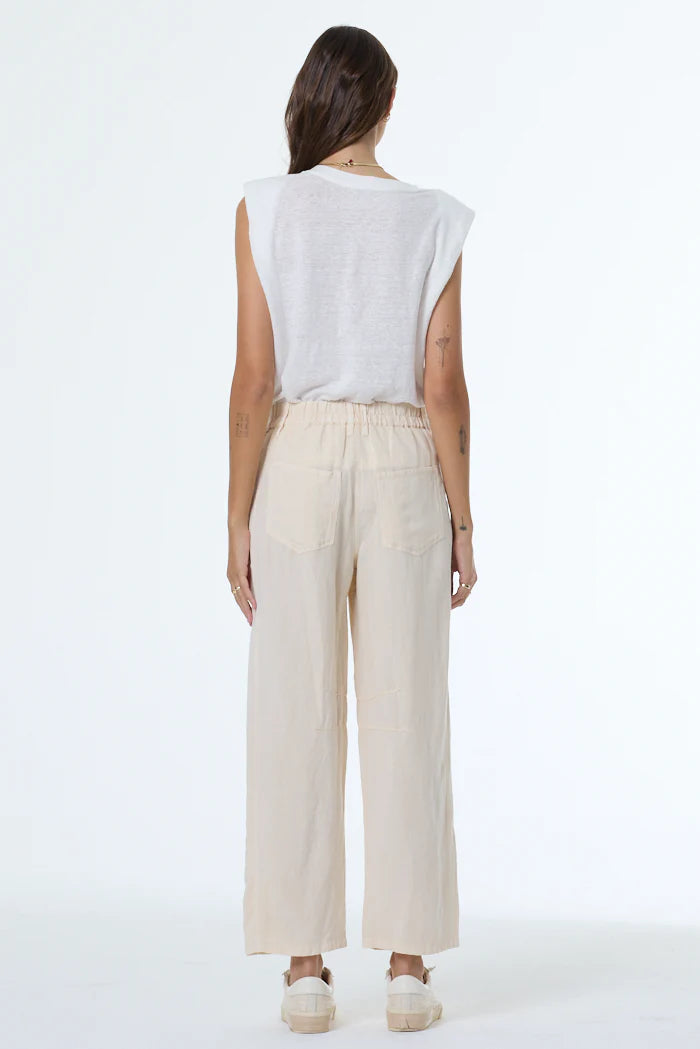 Barrlet Barrel Linen Pant back view