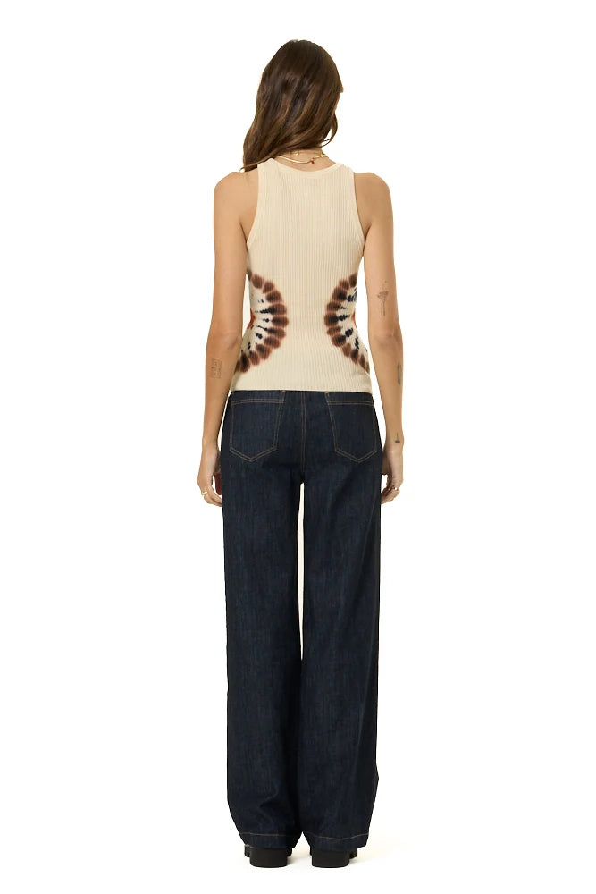 Meero Straight Leg Jean back view on model